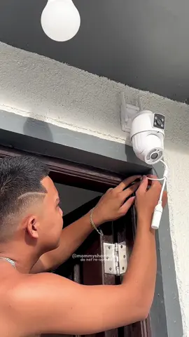 Outdoor CCTV na dual camera! V380 brand kaya sure na matibay at pang matagalan 💯 #cctv #dualcameracctv #homesecurity #securitycamera #homeimprovement 