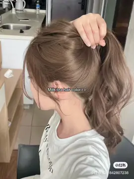 Its a sign 😌 || #milkteahair #milkteahaircolor #fy #fyp #foryou #xiaohongshuhairstyles #xiaohongshu #douyin_china #douyin #hairdye #hairinspo #hairdyecolor #hairtok 