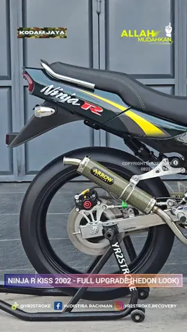 𝗧𝘆𝗽𝗲 : KAWASAKI NINJA R KISS 2002 - FULL UPGRADE (HEDON LOOK) 𝗢𝗿𝗶𝗴𝗶𝗻 : Japan 🇯🇵 𝗙𝗼𝘂𝗻𝗱𝗲𝗱 : 2002 𝗗𝗲𝘀𝗶𝗴𝗻 : by yr2stroke • • • Spesifikasi : [  ] Tahun 2002 [  ] Warna Asli hijau [  ] Plat K Kudus (Tangan Pertama) [  ] Pajek On [  ] Plat On S.d 2027 [  ] STNK, BPKB, Faktur Nempel (Lulus Cumlaude) [  ] No. Mesin / Rangka Akur [  ] Velg CBR look Marchesini PNP Ninja [  ] Ban Depan Pirelli Diablo Rosso II 110/70'17 (Baru) [  ] Ban Belakang Pirelli Diablo Rosso II 120/70'17 (Baru) [  ] Piringan Depan Rode IT 300mm (Baru) [  ] Piringan Belakang Sunstar (Baru) [  ] Kaliper Depan Brembo Monoblock 4P Thailand (Baru) [  ] Kaliper Belakang Brembo 2P Axial (Baru) [  ] Master Rem Ka-Kra Original (Baru) [  ] Master Rem Belakang Original (Chrome) [  ] Handleset + Kopling Ka-Kra Original (Baru) [  ] Tabung Minyak Rem Depan RPD (Baru) [  ] Body All Original  [  ] Cat Repaint High Detailing /  Stripping Baru  [  ] Reflektor Depan Daymaker (Baru) [  ] Bureng Belum Sok , Seker Aman [  ] Ronsel Aman  [  ] Kabel Body Original  [  ] Chamber RS-1 Stainless Original (Baru) [  ] Slencer Arrow Exhaust Original Italy (Baru) [  ] Spakbor Belakang Original (Baru) [  ] Spakbor depan Carbon Kevlar (Baru) [  ] Spedometer Digital (Baru) [  ] Kelistrikan Normal Semua [  ] Indikator On  [  ] Olsam pisah On  [  ] Holder Kiri (Baru) [  ] Gas Spontan Morin Hi-Performance (Baru) [  ] Tali Kopling dan Gas Ori [  ] Shock Belakang Ride IT GP  (Baru) [  ] Gear Depan TK Racing [  ] Gear Belakang 428 (Baru) [  ] Rantai Wilwood 428 (Baru) [  ] Poatep UB RC3 Original + Baut Titanium [  ] Postep Jomblo KTR (Baru) [  ] Bracket-bracket Full Dural [  ] Cover Mesin XYZ CNC (Baru) [  ] Tutup Rangka XYZ (Baru) [  ] Tutup Rantai Depan XYZ (Baru) [  ] Borgol Shock Depan Gorilla (Baru) [  ] Jok MBTECH Carera (Baru) [  ] Selang Rem D/B TDR (Baru) [  ] Selang Radiator Samco (Baru) [  ] Cover Karbu open Filter XYZ (Baru) Mesin aman sudah full service  Cek Sepuasnya, Pantau Cocok Bayar Harga : 60 JT *Nego Lokasi : Solo, Jawa Tengah WA : 0822-7741-7496  http://wa.me/6282277417496 #YR2STROKE IG : yr2stroke.recovery Tiktok : yr2stroke  Luar Kota Siap Bantu Kirim #YR2STROKE #NinjaR #ninjakiss 