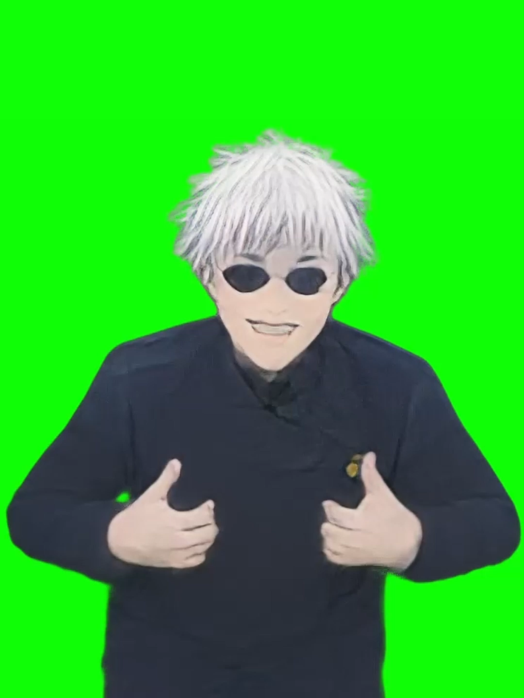 Gojo nhảy nè #gojo #greenscreen #trending