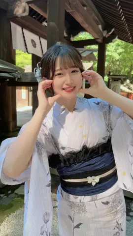 ひと足早く浴衣着ちゃった👘#おすすめ #fyp #japanesegirl #京都 #旅行 #japan #kyoto 