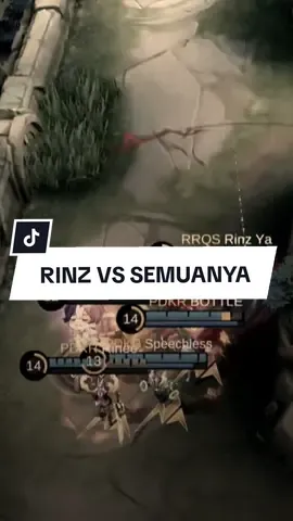 RINZ VS EVERYBODY 😱 #rrqrinz #rrqsena #mdlindonesia #mobilelegends #mobilelegends_id #weownthis #mplids13 #fyp 