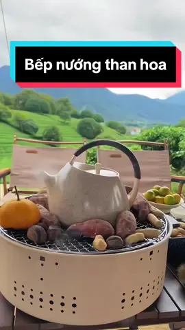 Bếp nướng than hoa phù hợp cho những chuyến picnic bên gia đình #bepnuongthan #bepnuongdulich #bepnuongthanhoa #picnic #giadungtienich #xuhuong 