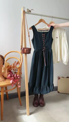 Delicate details 🍃 channeling Anne Of Green Gables in this ensemble! Layer our voluminous Dirndl Swiss Cottage Dress over the Terra Cotton Blouse for a lovely 1800s prairie look! Tip: layer a petticoat under the dirndl dress for that added bit of joy! #dirndldress #corsetdress #outfitdetails #vintageinspiredfashion #vintagestyle #cottagecore #cottageaesthetic #cottagestyle #anneofgreengables 