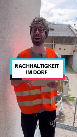 Nachhaltigkeit im Dorf🌳💦 #satirecomedy #klimaaktivisten #comedyskit #fakesituation #spassmusssein #foryou 