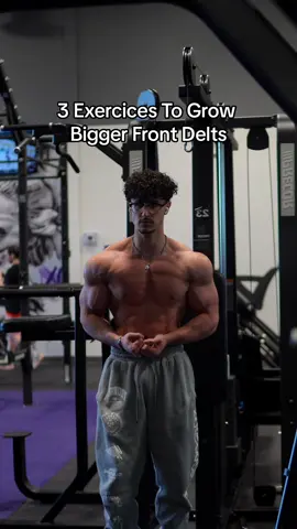 3 Exercises To Grow Bigger Front Delts 🦾 Follow me for more fitness tips & workouts :) Link to apply to my 1-on-1 coaching is in my bio 🤝 @myprotein | Code “HUSSEIN” for 40% OFF! @gymshark | Code “HUSSEIN” for 10% off #foryou #foryoupage #gymtips #GymTok #workout #shoulderworkout #shoulders 