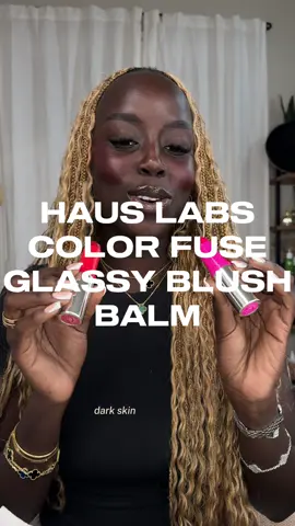 NOW this is what we call PIGMENT! The NEW @Haus Labs by Lady Gaga Color Fuse Glassy Blush Balms are a blush girls DREAMS! GLOSSY blushed UP! #hauslabspartner