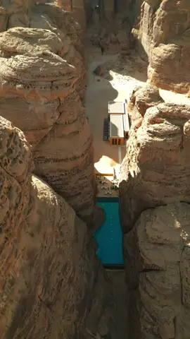 Experience untold tranquility and luxurious relaxation at the Banyan Tree Hotel, a superb desert retreat in the heart of AlUla surrounded by incredible landscapes and natural wonders. 🎥by @wundiii_ #VisitSaudi #AlUla #EcoHotel #RockFormations