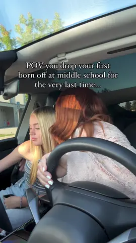 I know she’s ready for high school… but I’m not 😢🥺 #graduate #motherdaughter #fyp #lastday @iamryleemichele 