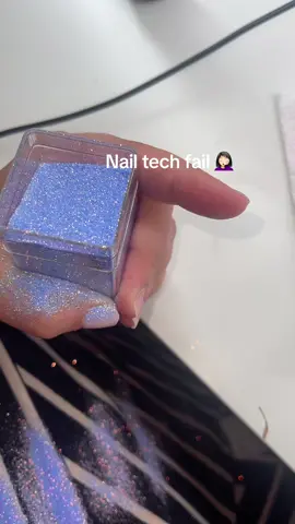 I hate it here time to time #nailfail #nailtechproblems 