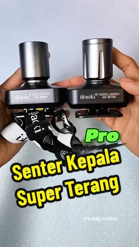 Senter kepala super terang Aoki 60W Pro. #senterkepala #senterkepalasuperterang  #promoguncang55 