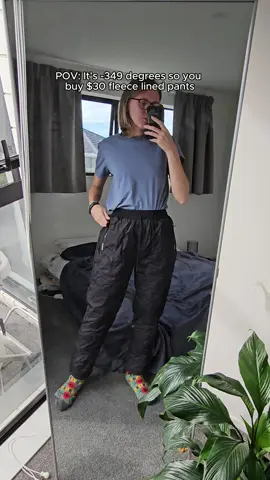 Just $29.95 for a limited time! 🔥 Shop our Fleece Lined Winter Pants at notsocks.co.nz #fleecelined