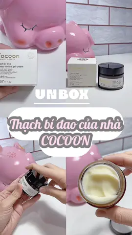 Thạch bí đao Cocoon cấp ẩm cho da dầu mụn và nhạy cảm.#cocoonvietnam #lamdep #myphamchinhhang #thachbidaococoon #xuhuong #gocnhocuametho 