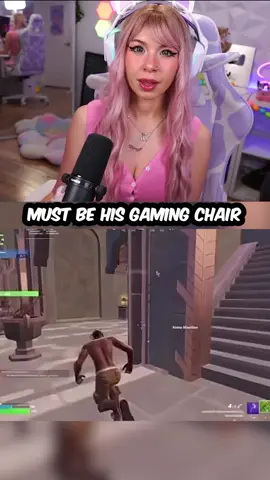must be his gaming chair.. #fortnite #tiktokbootcampsuperstars #GamingOnTikTok