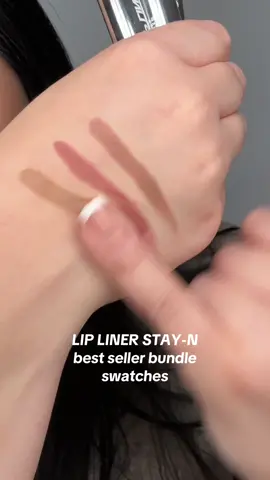 smudge proof longlasting lipstain with actual wearable colors 😍✨ swatches of the sacheu beauty lip liper stay-n best seller bundle - wearing 03 P-inked 🤍#tiktokshopbeauty #liplinerstayn #lipstain #virallipstain #peelofflipliner #liptintviral #sacheubeauty 