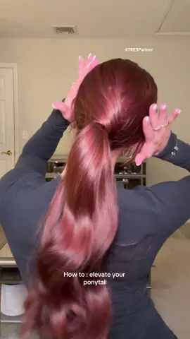 Fancy looking ponytail in 5 minutes💅🏻 @TRESemmé #TRESPartner #hairtutorial #easyhairstyles #ponytailhack 