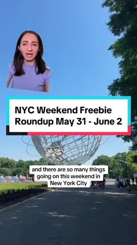 NYC WEEKEND FREEBIE ROUNDUP MAY 31 - June 2 MULTI MHTN 🎉@ihghotels x @shoponpickle Festival Closet pop-up: rent clothing for free 12-4p Fri & Sat (171 Ludlow St) ☀️@Tower28Beauty x @theOUAI pop-up with freebies + popsicles 1-5p Fri Meatpacking, Sat Soho  🧴@Babyganics Oops I Forgot It Again Stand w/ free sunscreen & snacks Fri 2-5p Sat-Sun 11a-5p  (Bleecker St Playground) 🍦 @gelatoville Hells Kitchen Light Opening free gelato + coffee Fri-Sat (692 9th Ave) 🥙 @eatzazu free 4 falafels 3-6p Fri & Sat first 300 (232 7th Ave) 🎭@publictheaterny Shakespeare in the Parks at @bryantpark Fri-Sun performances @nycparks Open Garden NYC - free events at gardens across all 5 boroughs Sat & Sun 🛶 Free kayaking every weekend @downtownboathouse @kayakmcbh & others 🌺 Bloomtanica at @genesishousenyc House 11a-9p (40A 10th Ave) FRI MHTN 💋@provencebeauty pop-up free lip masks 12-1p (Bryant Park) BK 🐘 @dumbo_brooklyn Dumbo Drop Block Party & Kids Zone 3:30-6:30p (Dumbo Archway) SAT MHTN 💙Facebook IRL Pop-Up: cafe, vision boarding, airbrushing &  more 12-6p (477 Broadway) 🎉 @YAInetwork Challenge: Walk, Carnival & Festival to celebrate people w/ disabilities 8a-12p (Naumberg Bandshell, Central Park) 🌊 @snipes_usa @canalstreetmarket New Waves AAPI heritage celebration 11a-9p (265 Canal St) SUN MHTN 🥯@UtopiaBagels Midtown opening: first 100 get a free hot bagel 9am (120 E 34th St) 🐶@petcolove Birthday Block Party & Adoption Event 11a-4p (Union Sq Park) 🚶🏻‍♀️@citygirlswhowalk x @dove #DoveGirlWalk 12p (Clinton Cove at Hudson River Park) 🎶 @westsidecommunitygarden Music in a Garden 6pm (123 W 89th St) #nycforfree #nyc #greenscreen #longervideo #facebook #provencebeauty #ouai #govball #explorenyc #nycevents #newyorkcity #nyctodo #nycweekend 