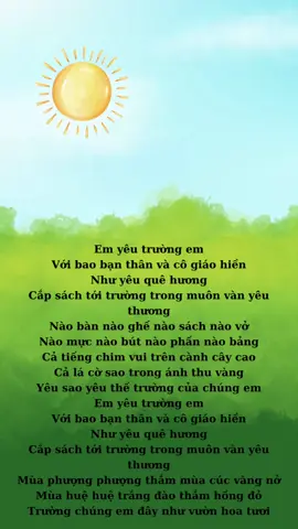 Bài hát : Em yêu trường em #xuhuong #sifamily #amnhacxuhuong #muahe #kids #baihatchobe #truonghoc 