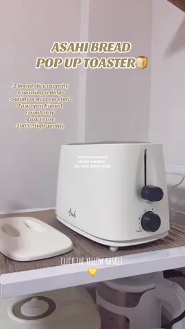 Asahi Bread Pop Up Toaster🍞✨ #asahitoasteebread #aesthetic #teamkahoyatputi #bukodserye #newhome #fyp #newaffiliatetiktok #mmrcdelarosa31 #breadtoaster #breadpopuptoaster #asahibreadtoaster 