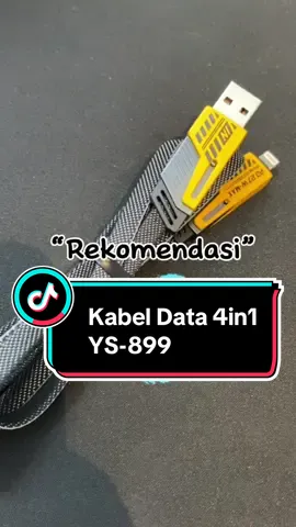 Kabel data Fast charging  4in1 YS-899 🤩✨ #kabeldata4in1 #kabeldatafastcharging #kabeldatamultifungsi #WIBGAJIAN #wibgajian #PrmoGuncang66 #roadto66 #yesplus #fyp 