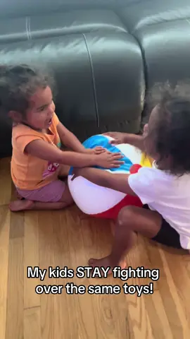 Sisters. They are bestfriends 1 min and the next they’re at war 😩🤣 #sisters #toddlers #fighting #todflersoftiktok #momlife #parentlife #Siblings #toys #@Phillip Jefferson 