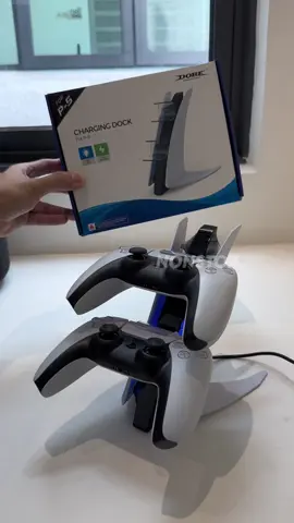 DOBE PS5 dual charging dock #playstation #playstation5 #ps5 #ps5controller #dobe #gaming #gamer 