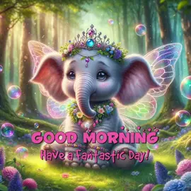 Good Morning!!! Have a Fantastic Day!!! ☀️🥰☀️ #goodmorning #friday #fantasticday #babyelephant 