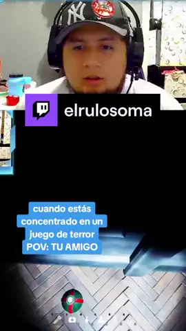 cuando tú amigo te quiere kgar del susto!!#twtich #tiktok #terror #feartherapy #viral #peru #elrulosoma 