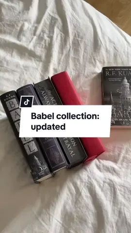 and then there were 5 🖤🏛️🏹🕯️ #BookTok #babel #rfkuang #bookcollection #darkacademia #books #bookhaul @The Librarian Box @Illumicrate ✨ @Rebecca F. Kuang @HarperVoyagerUK 🌙 