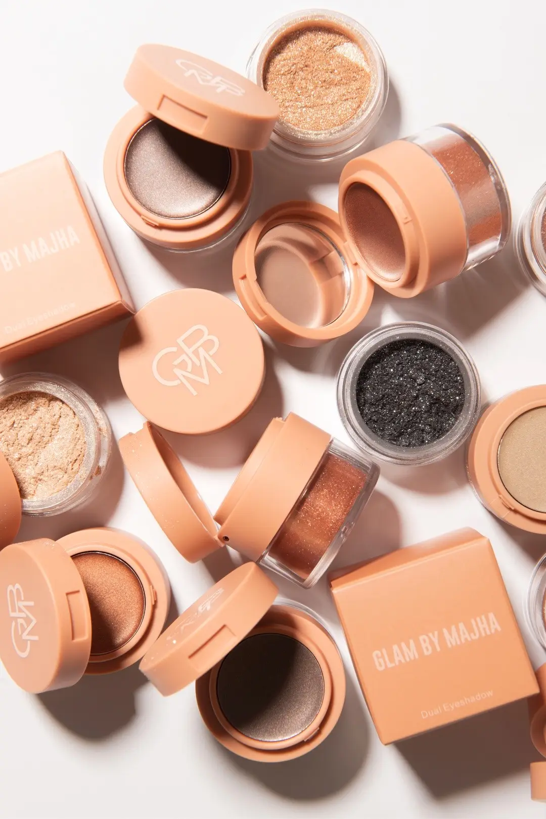 New dual eyeshadow now available Glambymajha.com 🤎 #foryou #pourtoi 