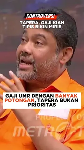Hampir 12% gaji dipotong setiap bulannya untuk kesehatan, jaminan hari tua, PPH21, dan lain-lain, dengan upah UMR bagaimana warga memenuhi kebutuhan? Saksikan #MetroTVKontroversi TAPERA, GAJI KIAN TIPIS BIKIN MIRIS selengkapnya di https://youtu.be/anJu7cDnKro #tapera #iurantapera #tabunganperumahanrakyat