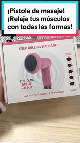 Pistola de masaje con 5 cabezas de recambio! Relaja tu cuerpo muy fácil! Mejora tu músculo! #deporte #masajes #masajeador #musculo #relax #alpormayor #deporteencasa #mayoristas #realmeซูมให้ได้ซีน 