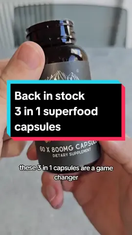 3 in 1 super foods - Shilajit, Sea Moss and Lions Mane capsules #tiktokmademebuyit #shilajit #seamoss #lionsmane 