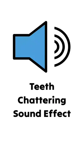 Teeth Chattering Sound Effect #soundeffects #sound #soundviral #foryou #foryoupage #fyp 