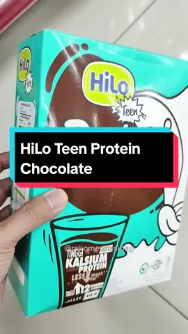 HiLo Teen Protein Chocolate. Susu remaja usia 13-18 tahun coklat #hilo #hiloteen #hiloteenprotein #hiloteenproteincoklat #susuhilo #susuhilocoklat 