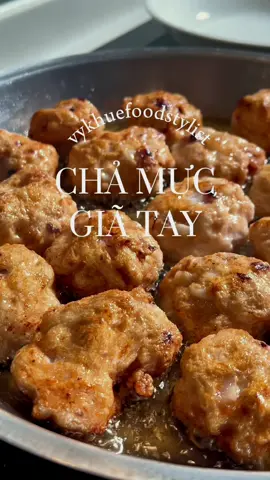 Cùng mình làm chả mực giã tay thơm ngon tại nhà #vykhuefoodstylist #ancungtiktok #vtvcab #Mì3Miền #4góigiavị #Nướcsúpđậmđà