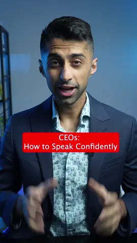 If you're a CEO, here's a tip you can use to start a speech with confidence