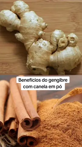 Benefícios do gengibre com canela em pó  #saude #gengibre #canela 