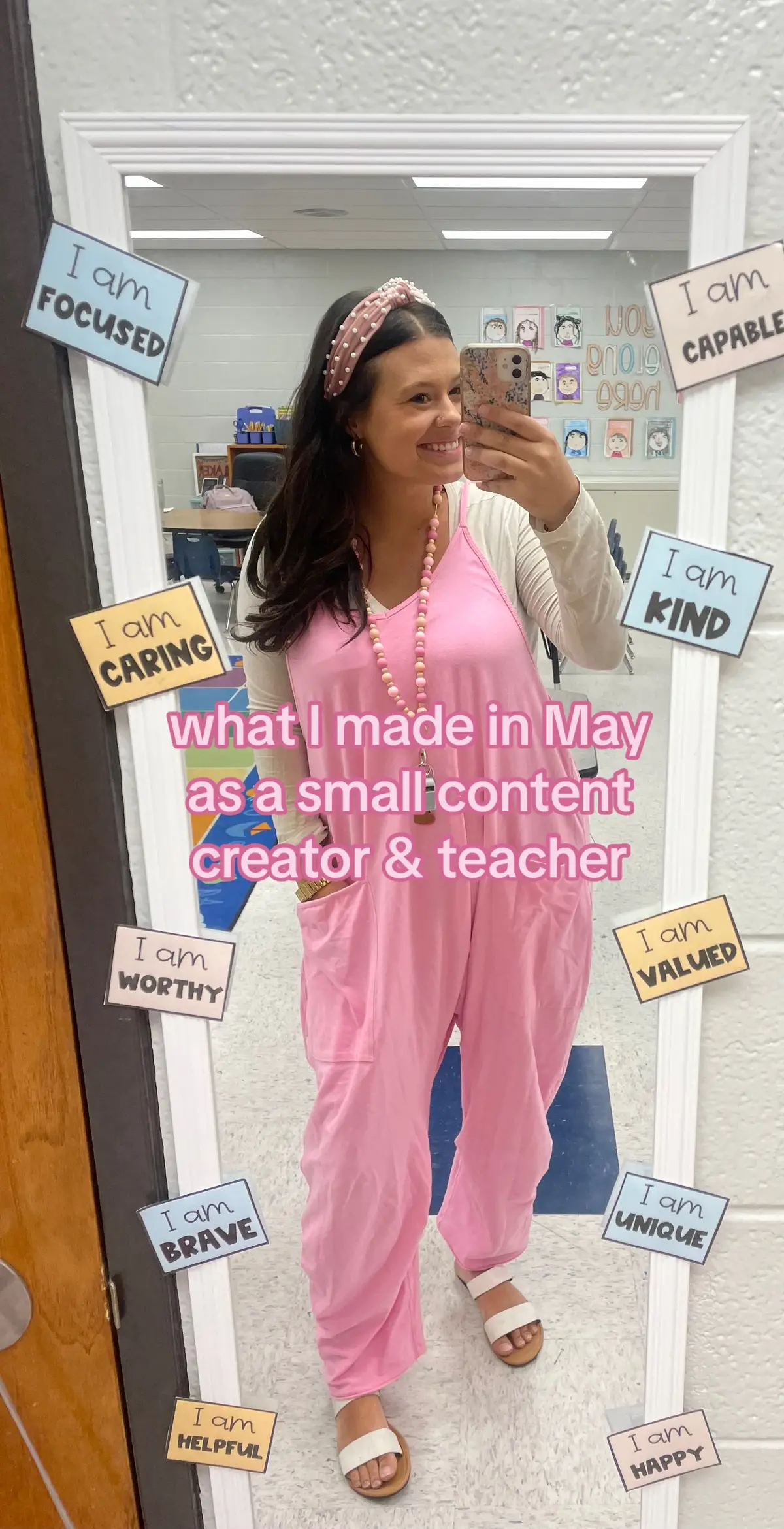 here’s your sign to just post the content!! thankful for this app for making my teaching salary a little less sad 💗 #teacher #teachersoftiktok #contentcreator #firstgrader 