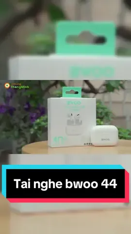 Tai nghe bwoo 44 có micro kép giảm tiếng ồn, âm bát đỉnh cao, pin siêu khủng, thiết kế sang trọng, sinh động, bắt mắt #thtstore #phukienthtbwoo #tainghebluetooth #tainghebwoo44 