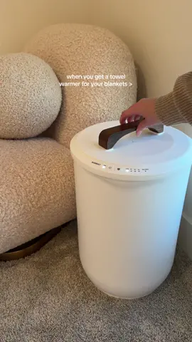 the way this towel warmer has me in a CHOKEHOLD > ☁️✨ #towelwarmer #bathroomfinds #bathroommusthave #warmtowel #luxurylife #musthaves #musthaveproducts #amazonfinds #luxuryproducts #blanketwarmer