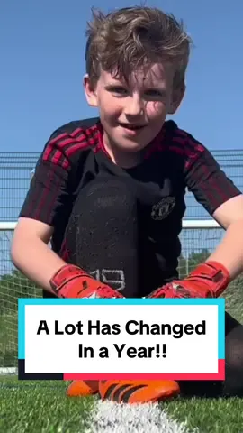 A Lot Has Changed in Just a Year #goalkeeper #goalkeepertraining #onthisday #kiddegea 