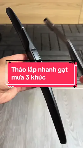 Hướng dẫn tháo lắp nhanh gạt mưa 3 khúc #ôtô 
