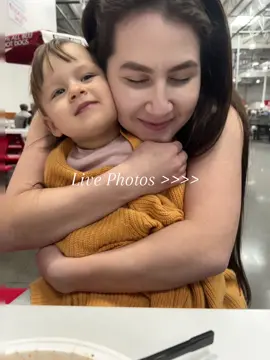 Live photos are >>>> #livephotos #sahm #toddlermom #fyp #MomsofTikTok #hugs #toddlersoftiktok #costco 