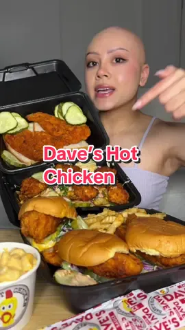 @Dave’s Hot Chicken today ❤️  #daveshotchicken #crispychicken #chickentenders #fypシ゚viral #mukbang #Foodie #asmr 
