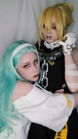 THEY'RE SO FUN TO COSPLAY- HOLY HECK.  Thank you to @Aphora ☽   my A.B.A♡ #GuiltyGear #GuiltyGearStrive#Paracelsus#ABACosplay#ParacelsusCosplay#GuiltyGearStriveCosplay#GuiltyGear#ABA 
