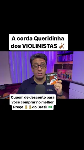 Compre esta corda com desconto no site ENCORDA e na hora do pagamebto utilize CUPOM DE DESCONTO: ricardosander - melhor preço do Brasil 🇧🇷 e pode comlartilhar com seus amigos.  #violino #violinoccb #ricardosander #dicasparaviolinistas #violin 