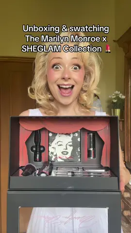 Unboxing @SHEGLAM Marilyn Monroe collection 💄😍 #SHEGLAM #sheglamxmarilynmonroe #sheglamcollection #SHEGLAMpartner