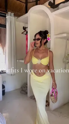 Outfits i wore on vacation🌊👙☀️🏝️🐚 #vacationoutfits #outfits #beachoutfit #fitsinspo #grwm #vacayoutfits  
