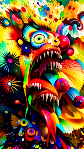 Flower power nightmare #psychedelic #psychedelicart #flowerpower #flowerpowered #flowerpower🌸 #floral #hippie #hippiestyle #hippies #hippiechic #hippielife #woodstock #watercolor #watercolour #watercolors #watercolours #watercoloring #watercolorpainting #aiart #aiartcommunity #stablediffusion #machinelearning #digitalart #digitalartist #digitalartwork #creepy #oddlysatisfying #oddlysatisfyingvideo #horror #loop